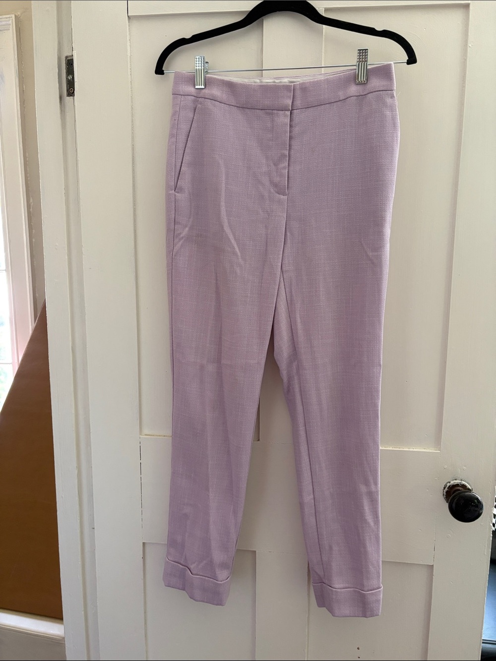 Ann Taylor Lavender Cropped Tailored Pants